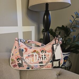 Von Dutch Pink Graphic Women's Bag